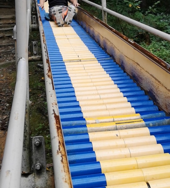 加茂山公園ローラー滑り台画像