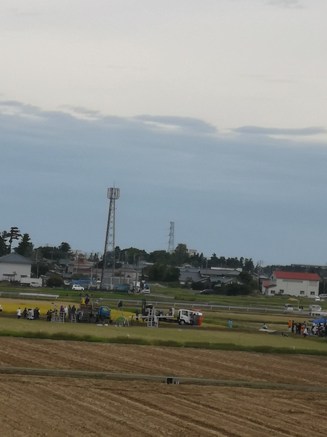 下町ロケットのロケ地新潟県燕市のロケの様子画像