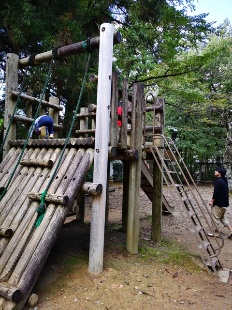 加茂山公園アスレチック画像