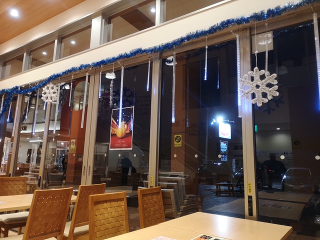 新潟県道の駅南蒲ただいまーとフードコート イルミネーション画像